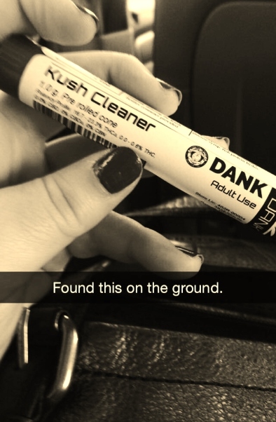 Found this on the ground outside of our hotel at the 2015 Denver Cannabis Cup!