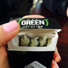 Bruce Banner pre-rolled pack from The Green Solution